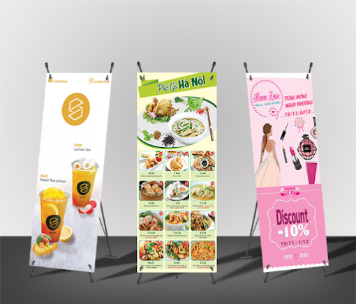 standee chữ X tốt tại khacgiare.com