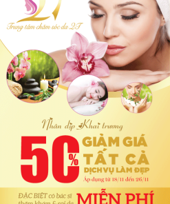 Hotline 0988.14.33.94 tờ rơi trung tâm spa mỹ phẩm nha khoa